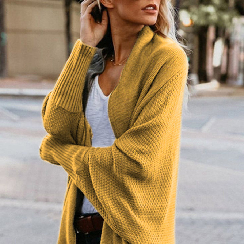Savannah – Knitted Bat Sleeve Cardigan