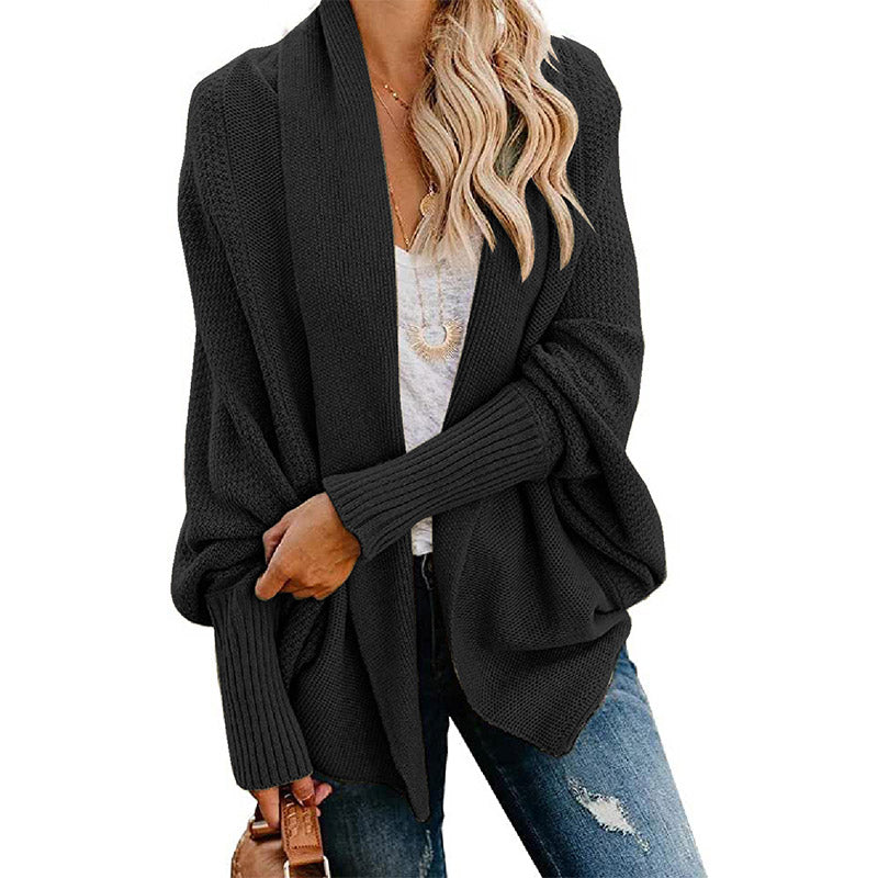 Savannah – Knitted Bat Sleeve Cardigan