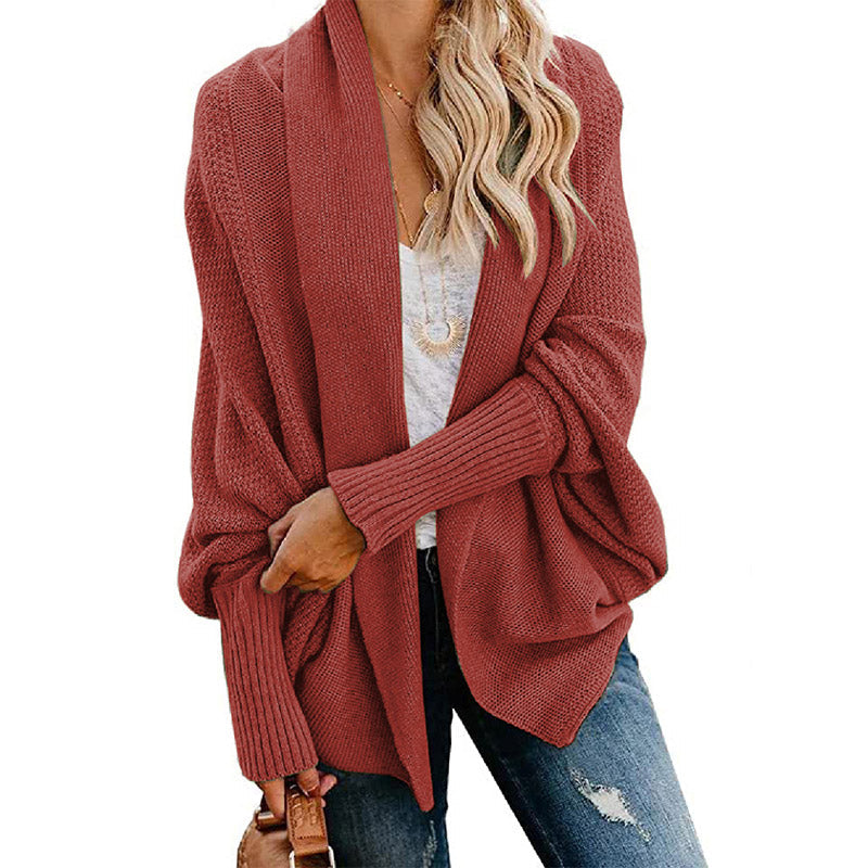 Savannah – Knitted Bat Sleeve Cardigan
