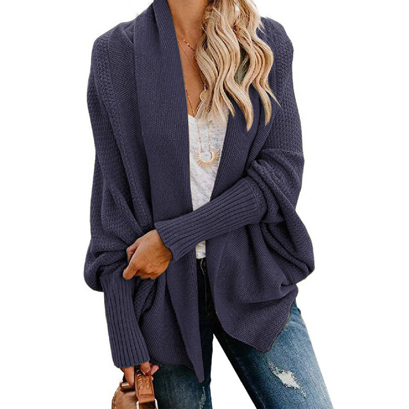 Savannah – Knitted Bat Sleeve Cardigan