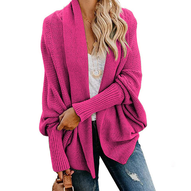 Savannah – Knitted Bat Sleeve Cardigan
