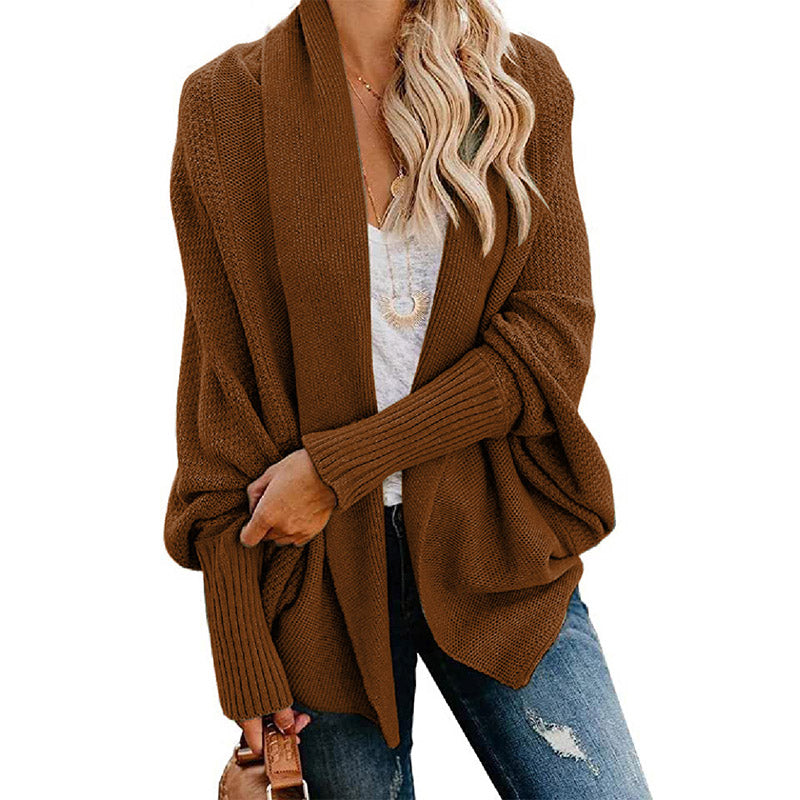 Savannah – Knitted Bat Sleeve Cardigan