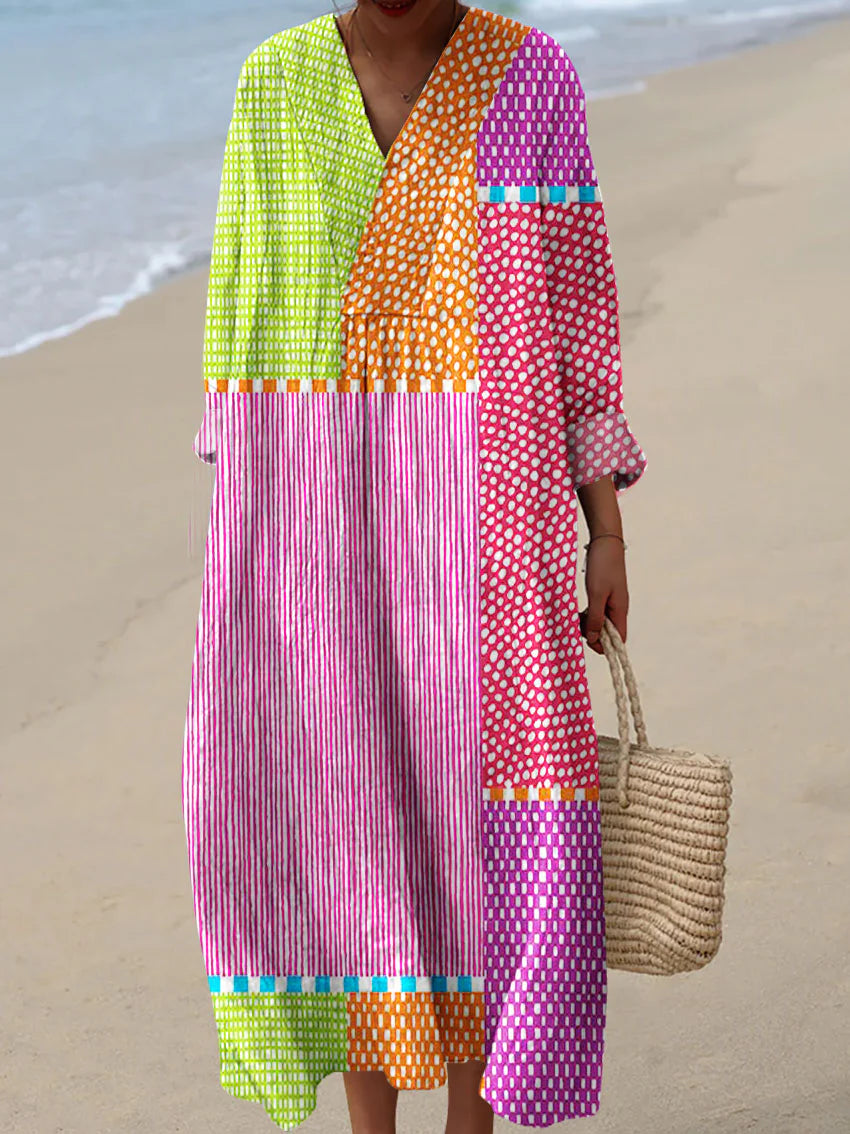 Bela – Printed Flowing Maxi Dress