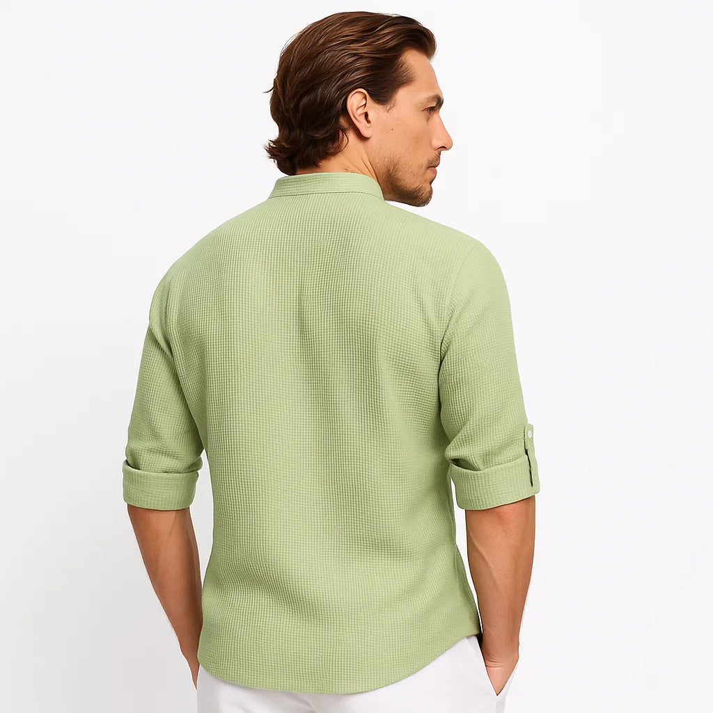 Reynald – Breathable Long-Sleeve Polo