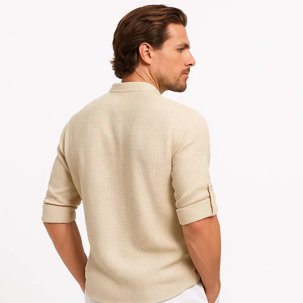 Reynald – Breathable Long-Sleeve Polo