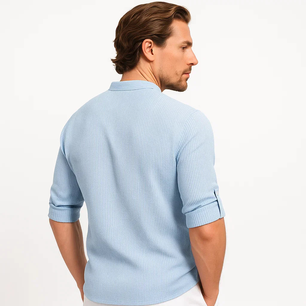 Reynald – Breathable Long-Sleeve Polo