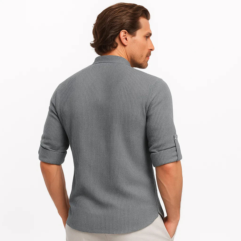 Reynald – Breathable Long-Sleeve Polo
