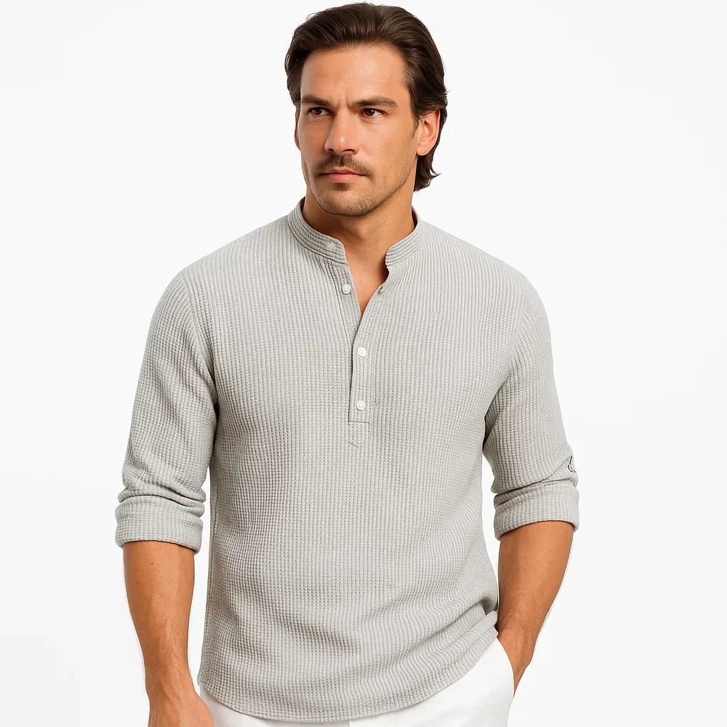 Reynald – Breathable Long-Sleeve Polo