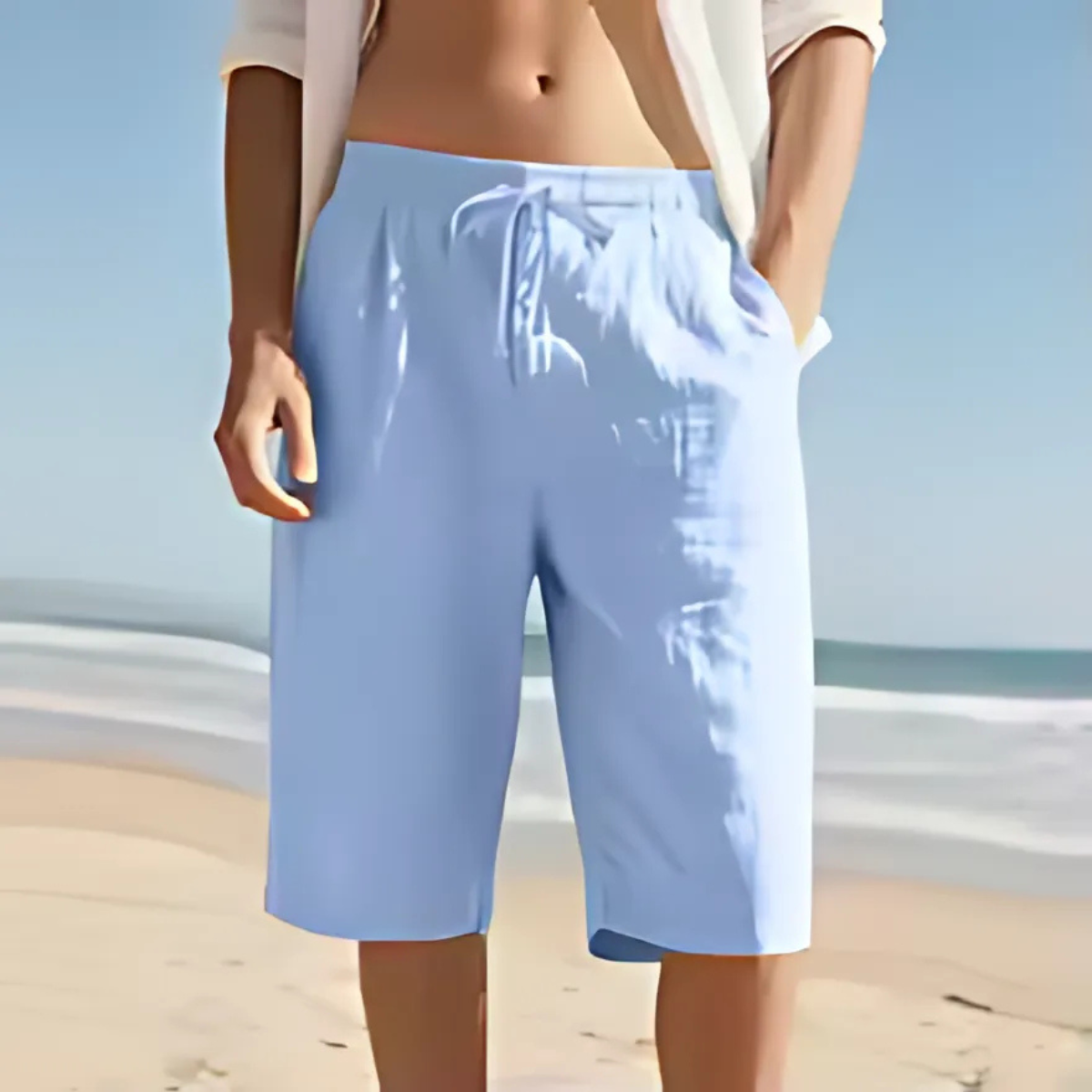 Liam – Lightweight Linen Summer Shorts