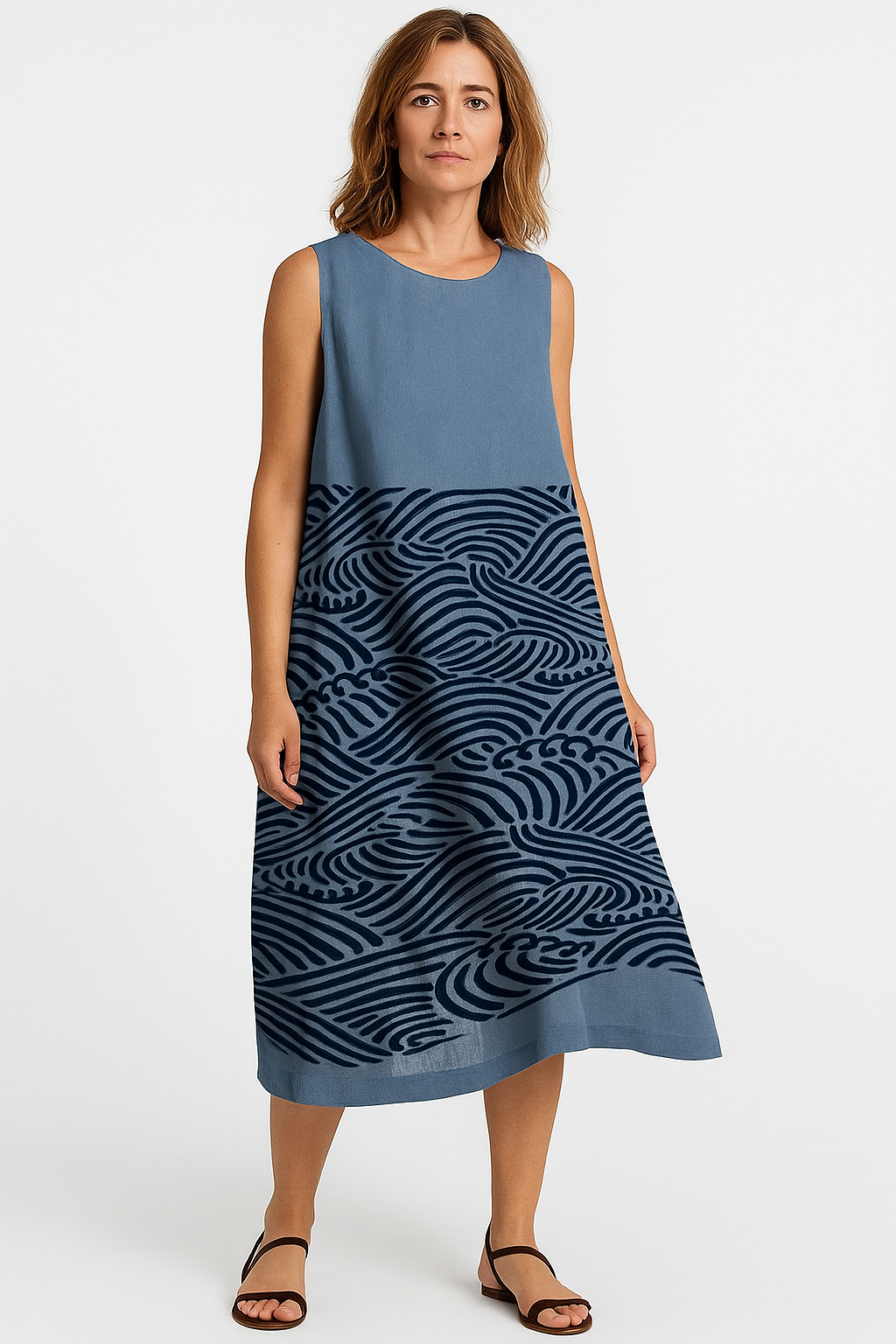 Mica – Two-Tone Summer Dress