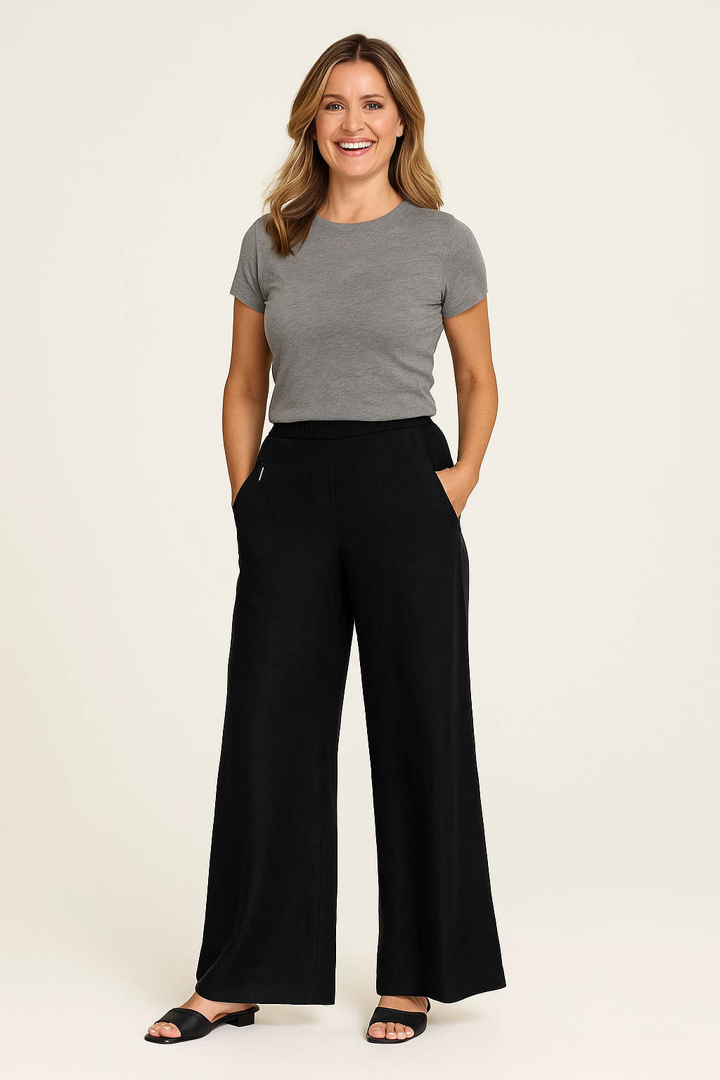 Olga – Wide Leg Trousers