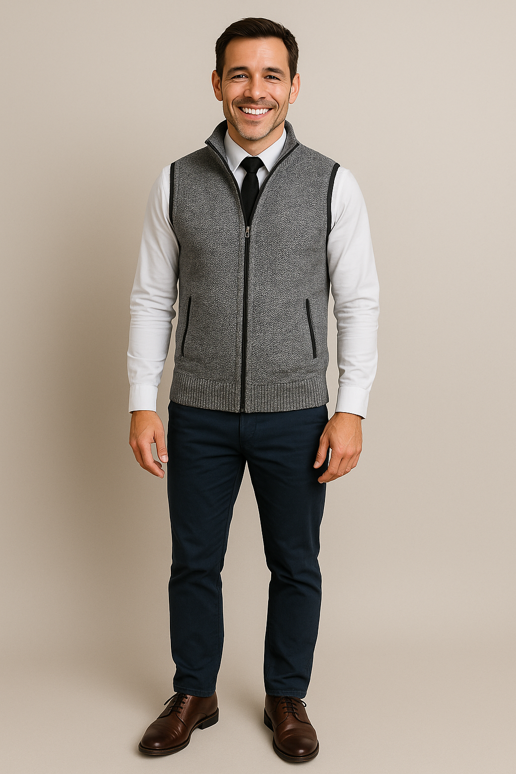 Kellan – Modern Layered Vest