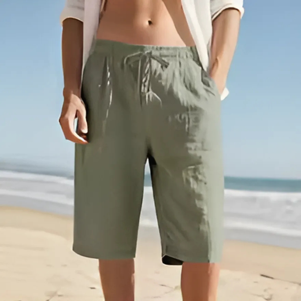 Liam – Lightweight Linen Summer Shorts