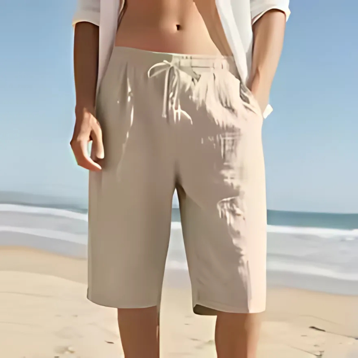 Liam – Lightweight Linen Summer Shorts