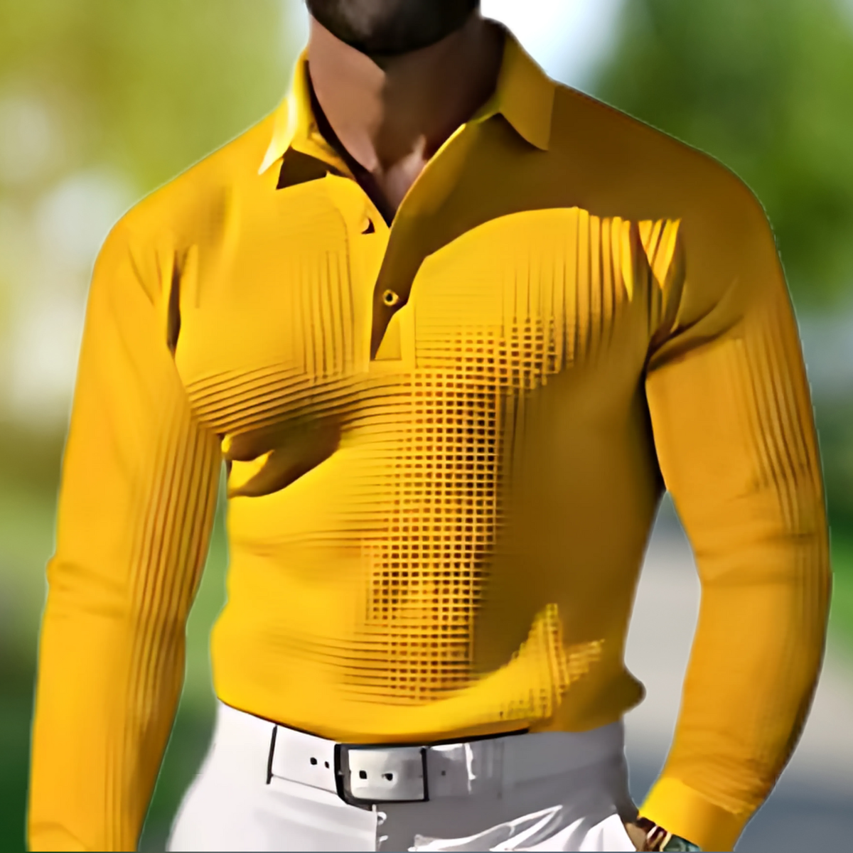 Gavin – Long Sleeve Business Polo