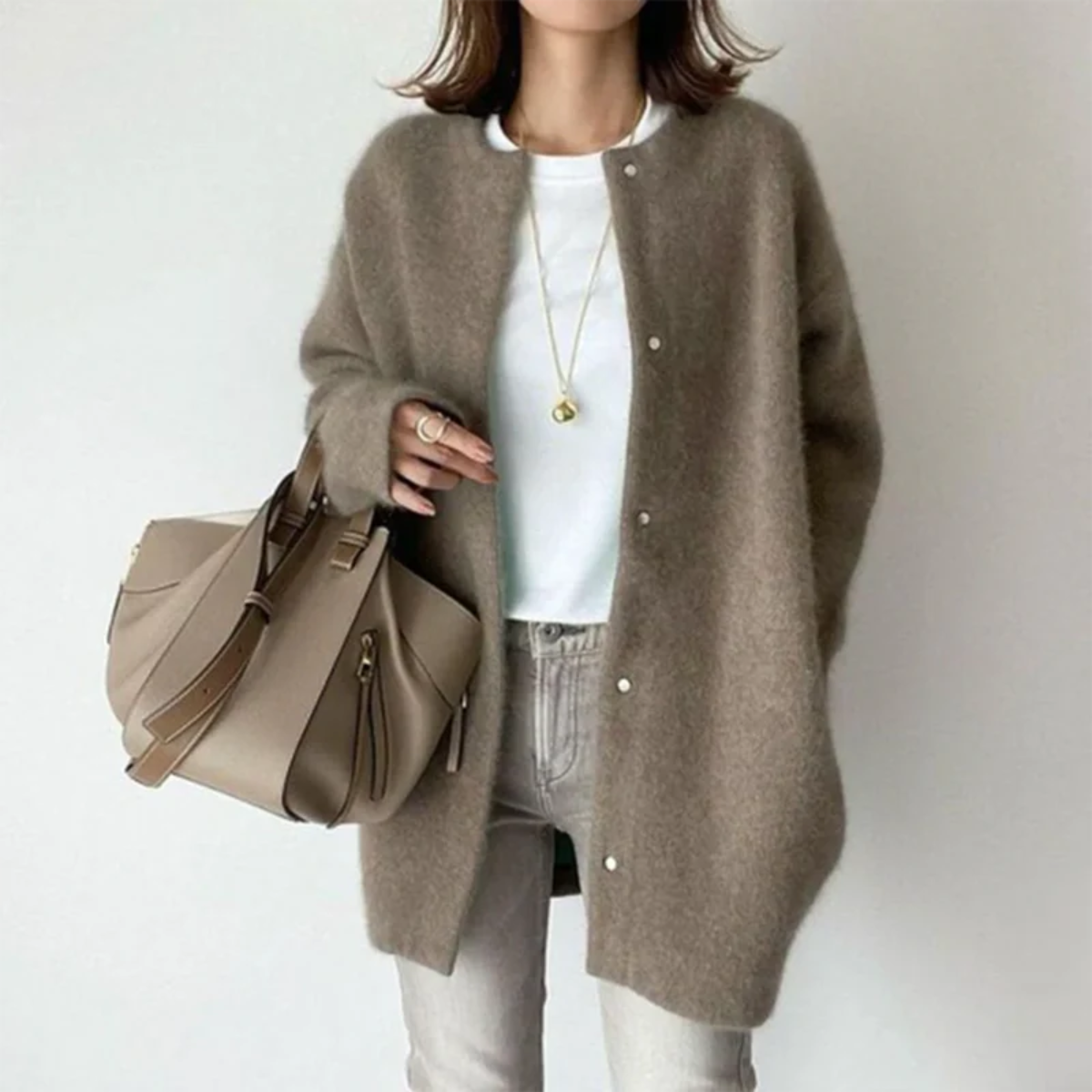 Marianne – Soft Woolen Loose Coat