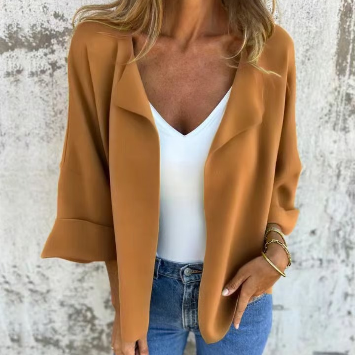 Elisse – Casual Knit Cardigan Top