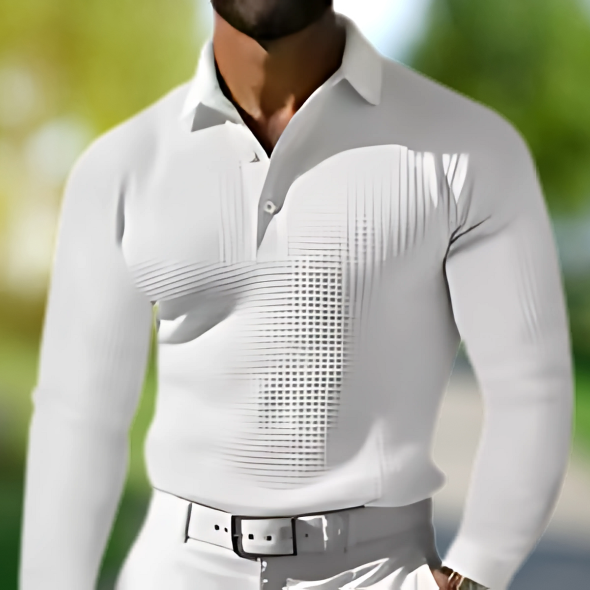 Gavin – Long Sleeve Business Polo