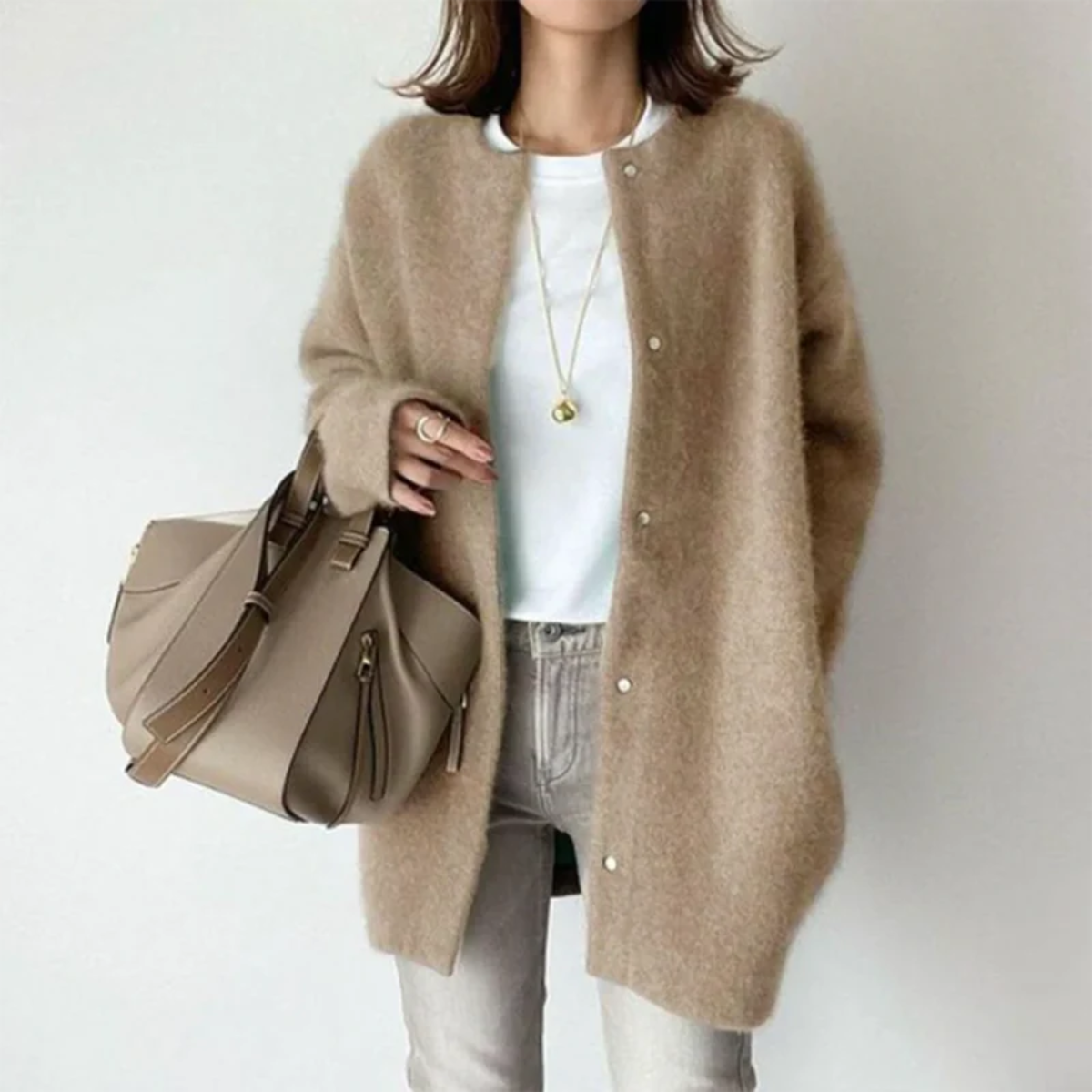 Marianne – Soft Woolen Loose Coat