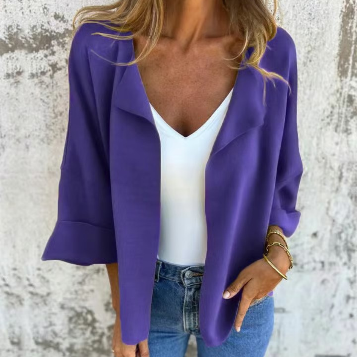 Elisse – Casual Knit Cardigan Top