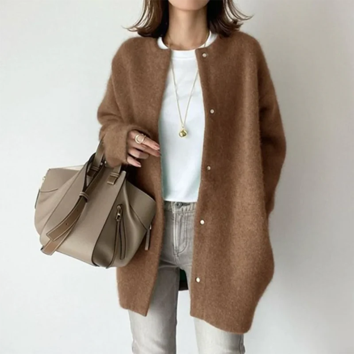 Marianne – Soft Woolen Loose Coat