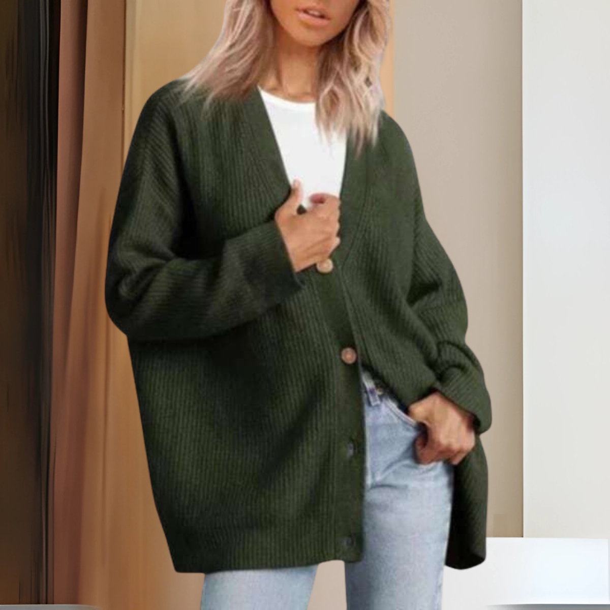 Selkish – Soft Knitted Cardigan Sweater