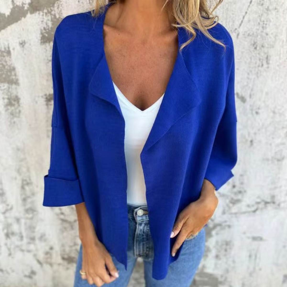 Elisse – Casual Knit Cardigan Top