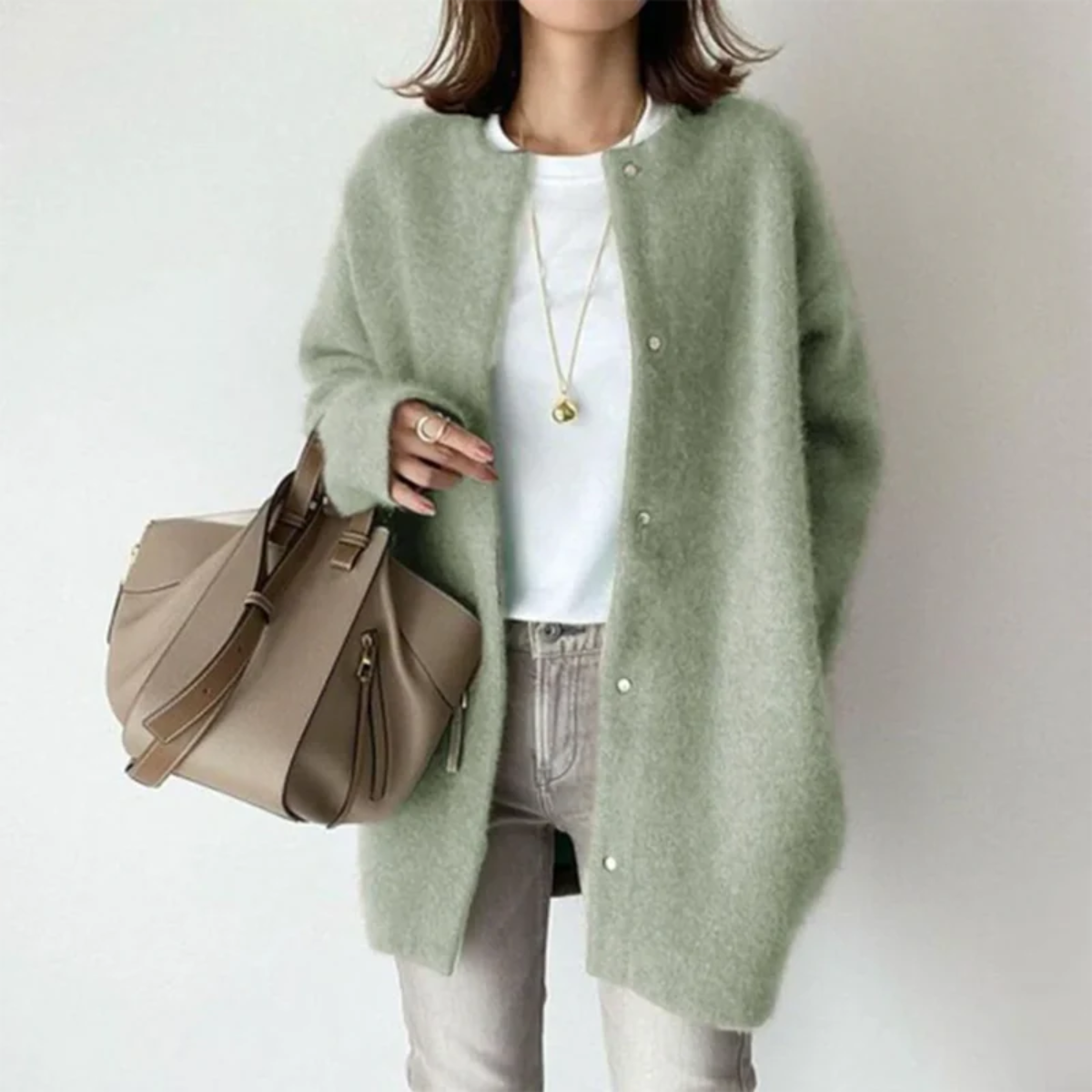 Marianne – Soft Woolen Loose Coat