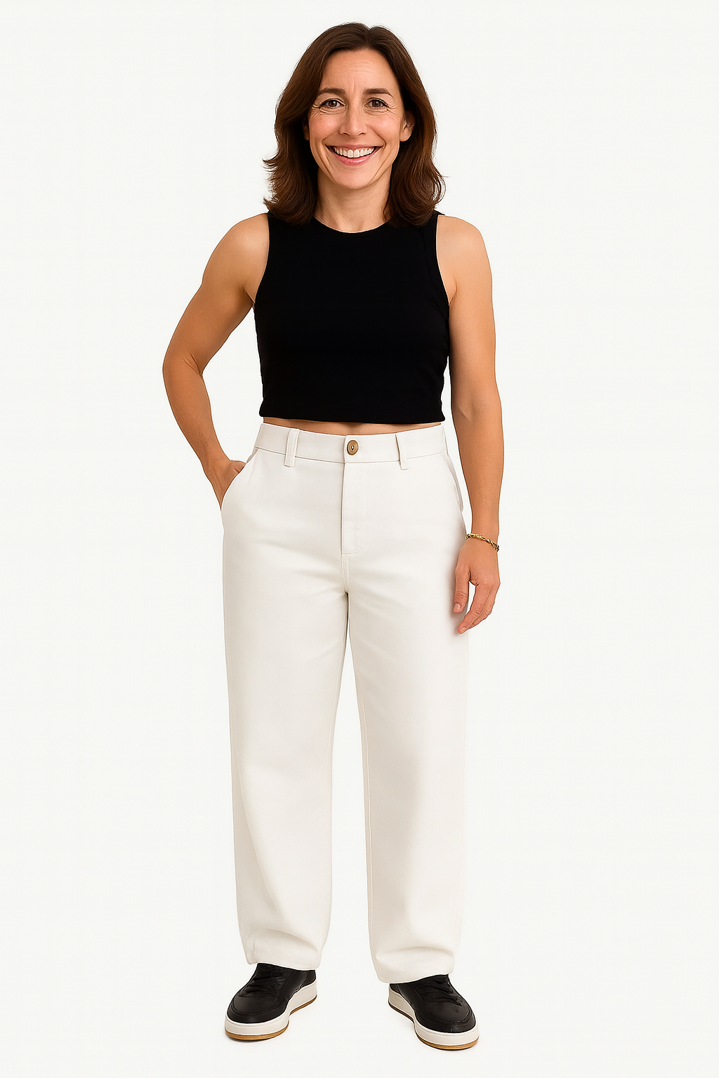 Annaliza – Straight Leg Linen Pants