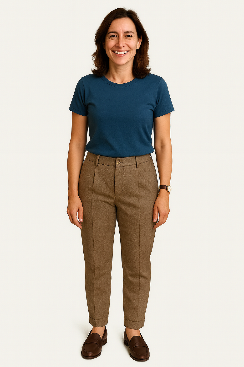 Kale – High Waist Woolen Pants