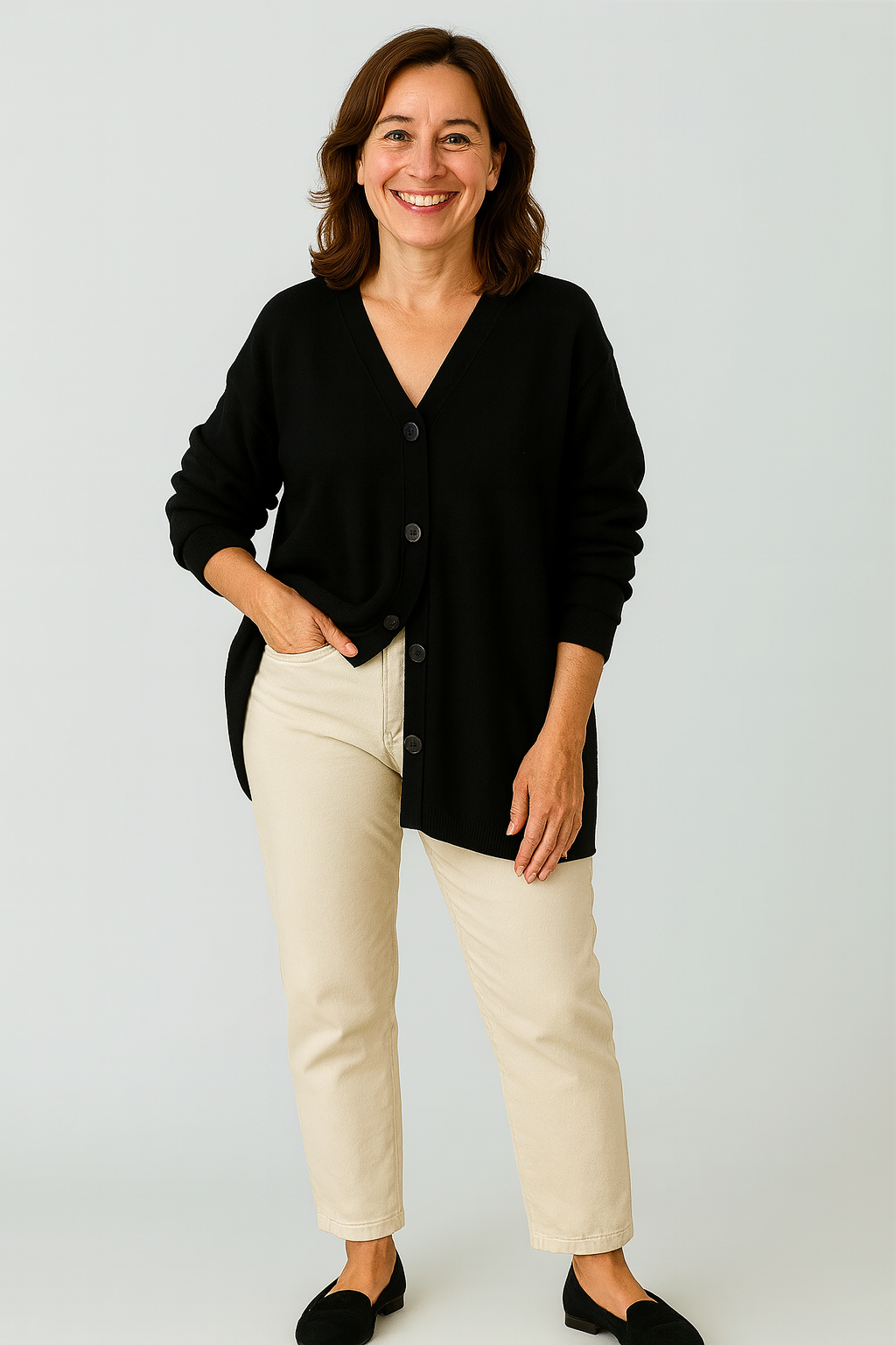 Selkish – Soft Knitted Cardigan Sweater