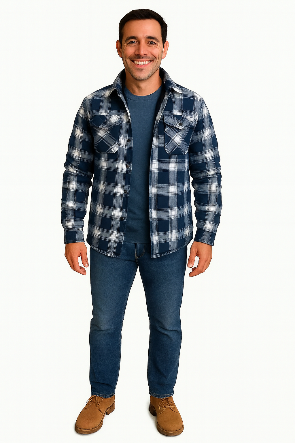 Carter – Plaid Zip Jacket