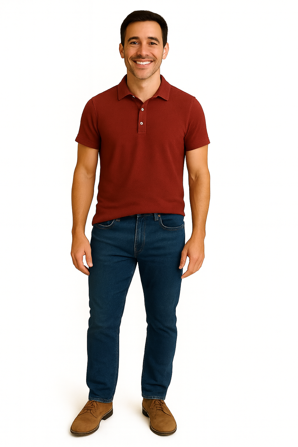 Declan – Fashionable Linen Polo Shirt