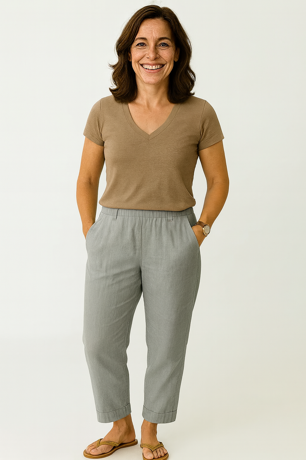 Roscill | Relaxed Straight-Leg Trousers