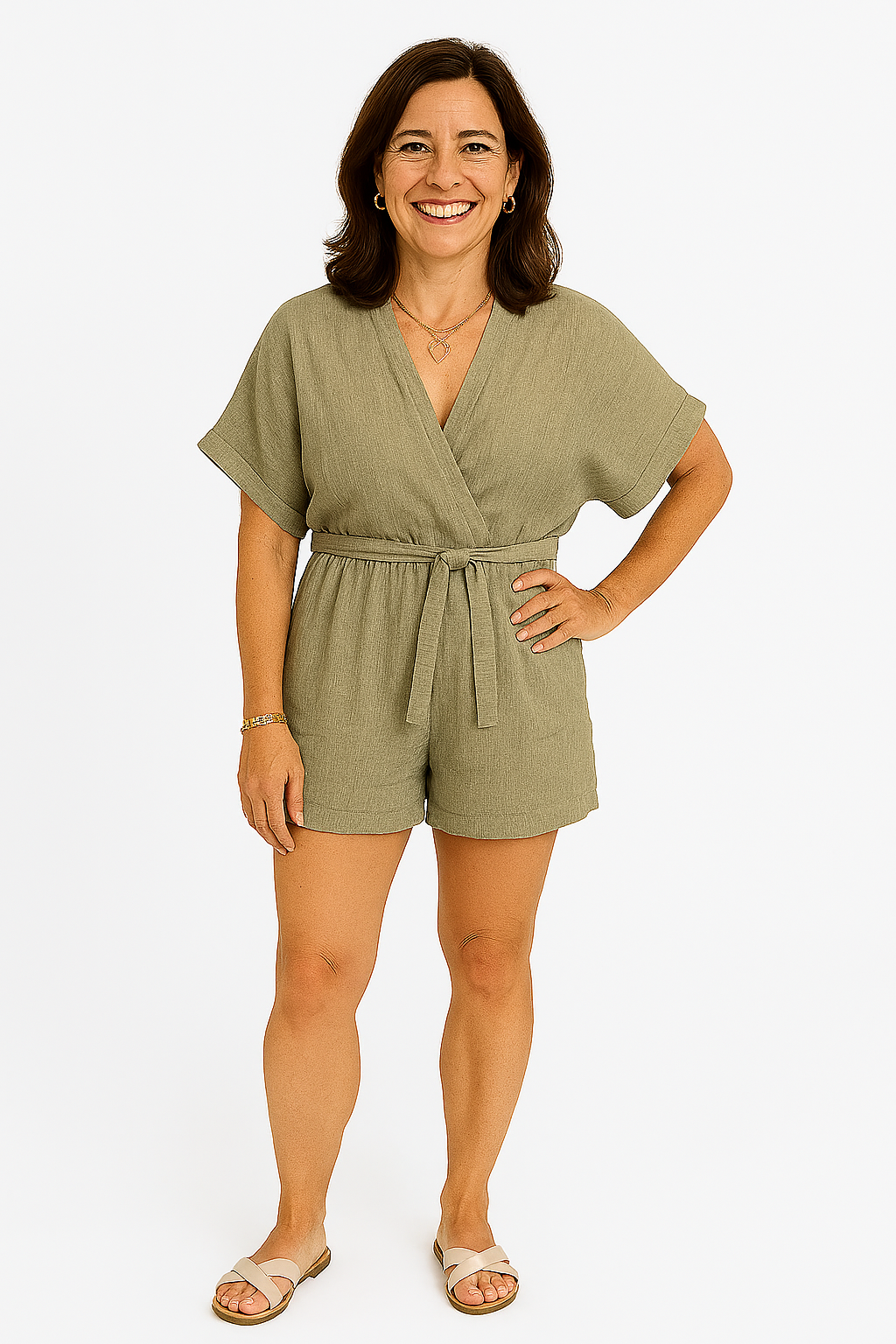 Lalin – Tie Waist Lounge Set