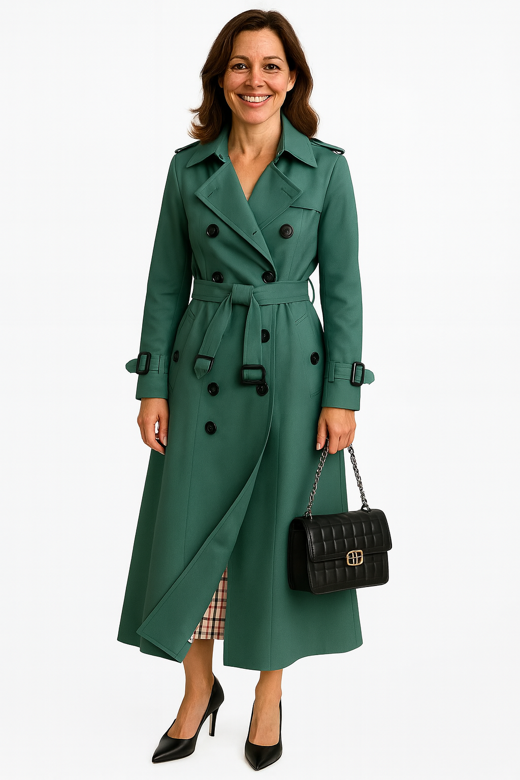 Janine – Tailored Double-Breasted Trenchcoat