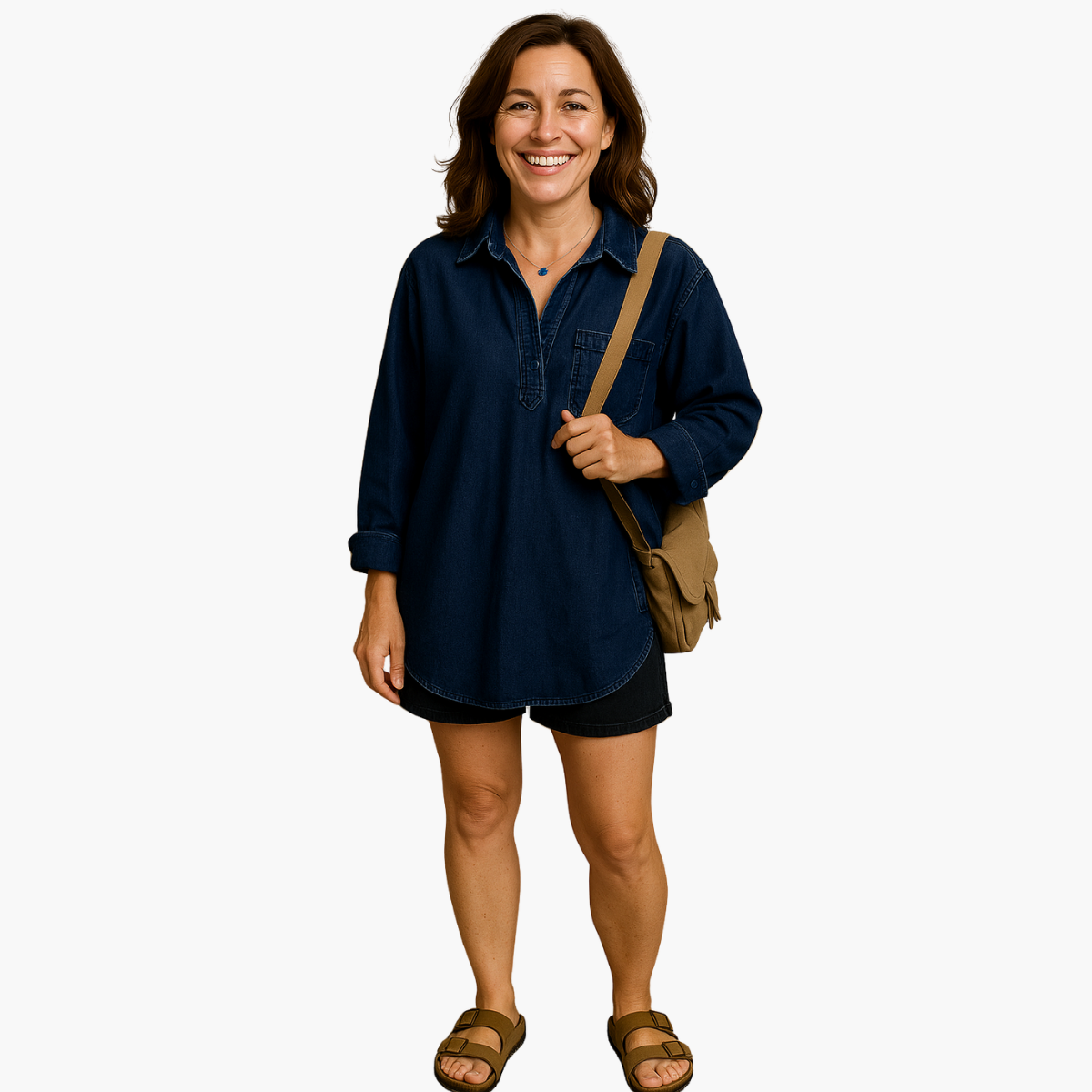 Jessa – Chic V-Neck Long Sleeve