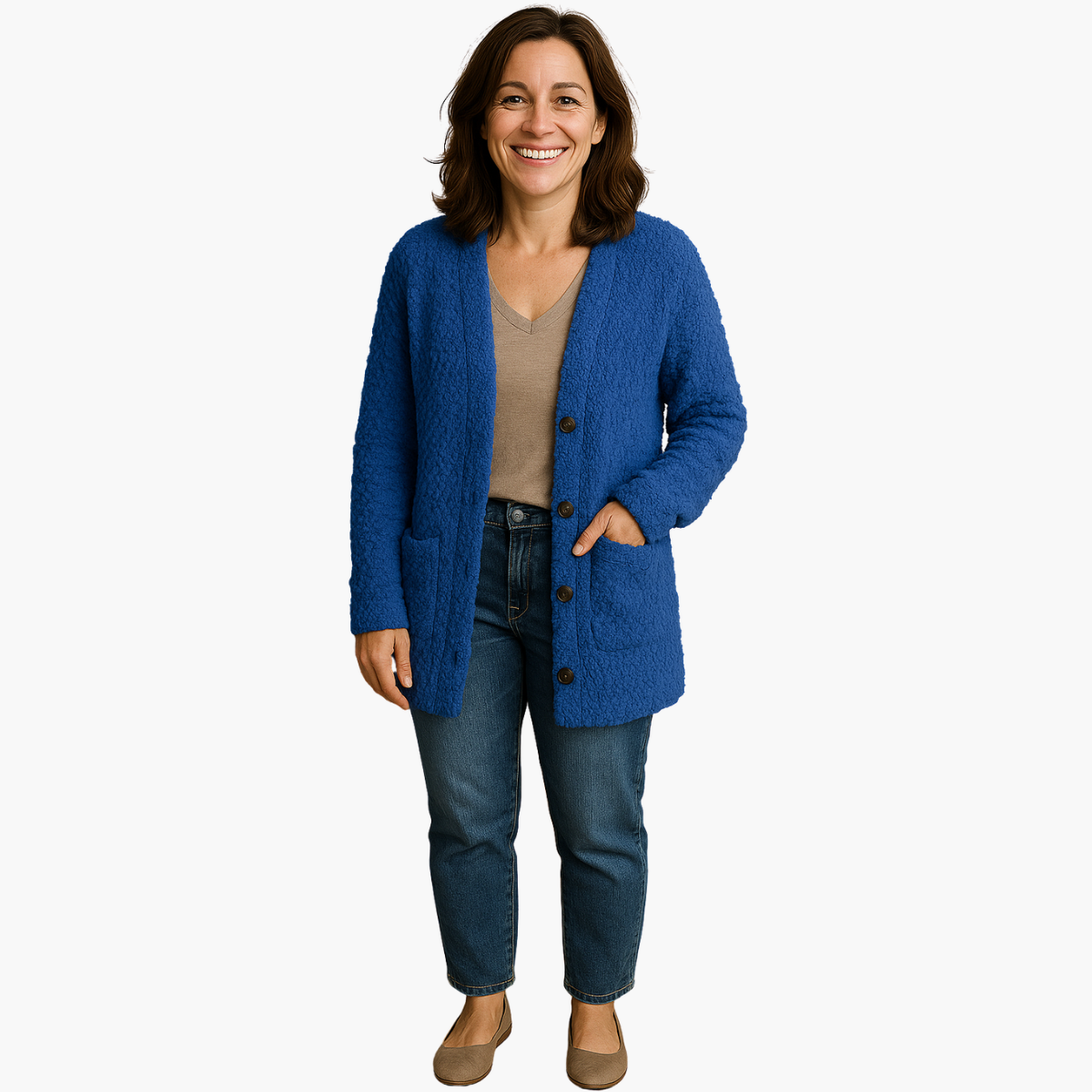 Clarisse – Velvet Short Cardigan Jacket