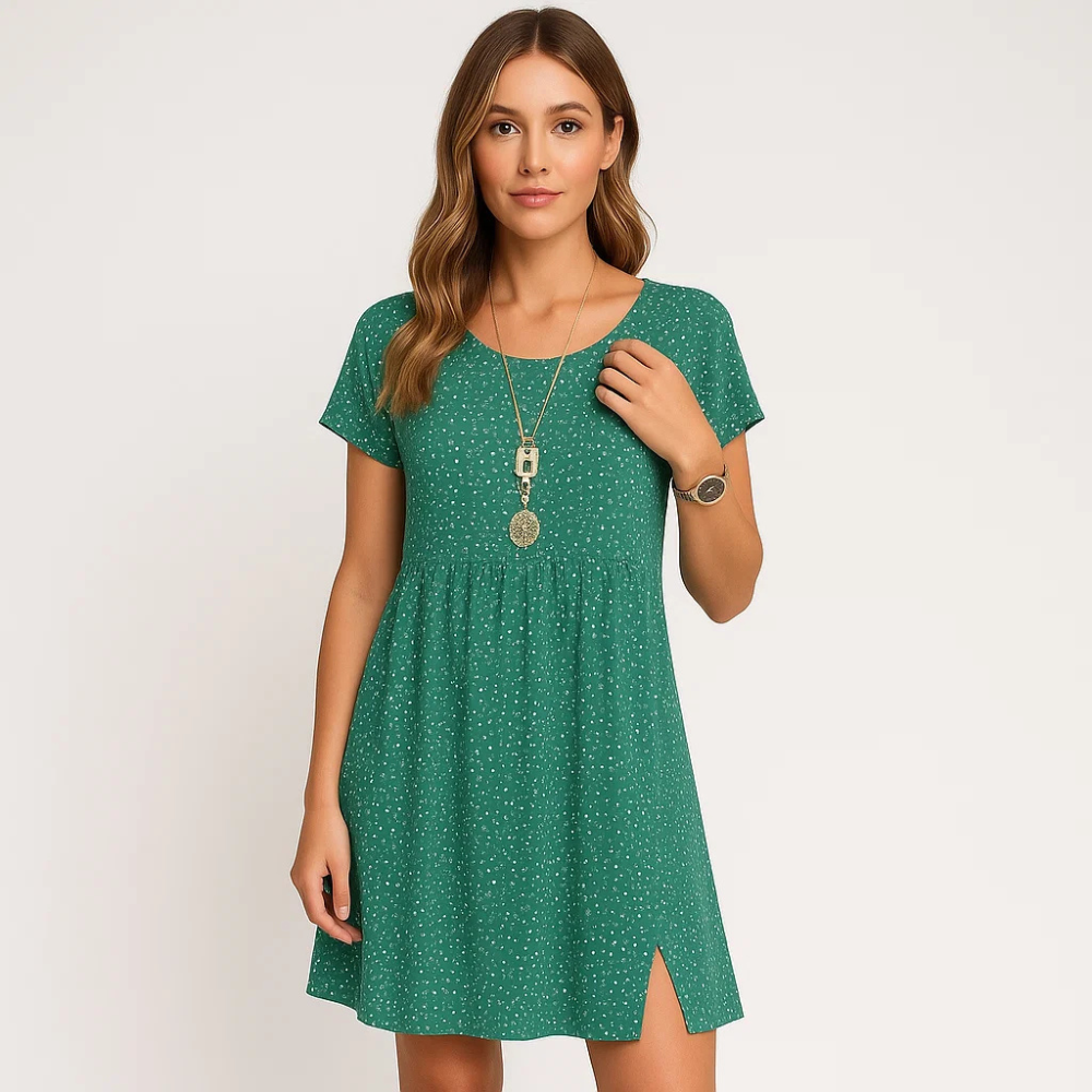 Mona  – Polka Dot Summer Maxi Dress