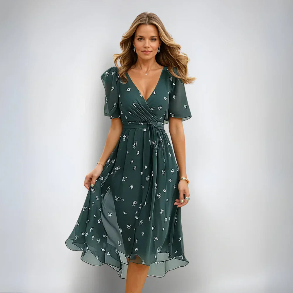 Erin – Elegant V-Neck Dress
