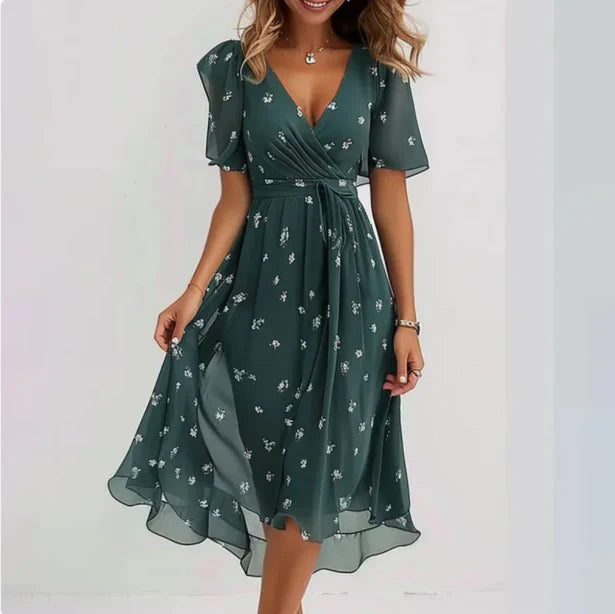 Erin – Elegant V-Neck Dress