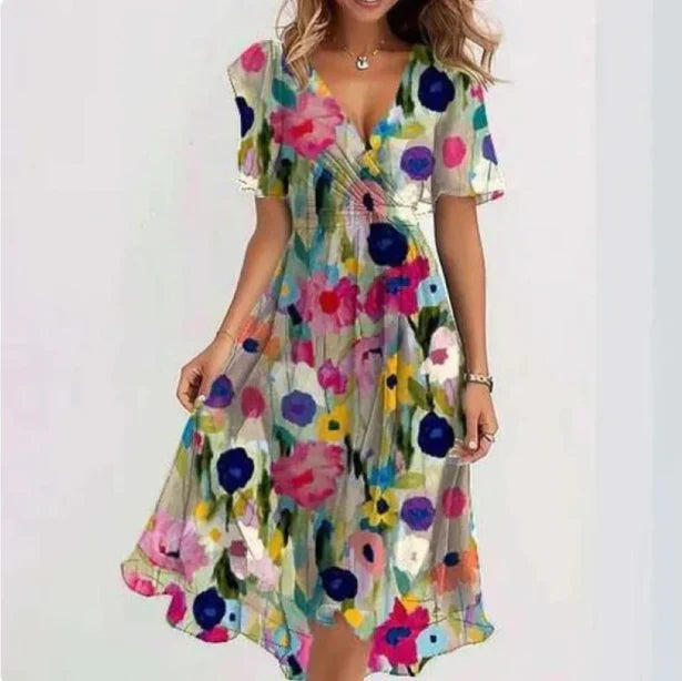 Erin – Elegant V-Neck Dress