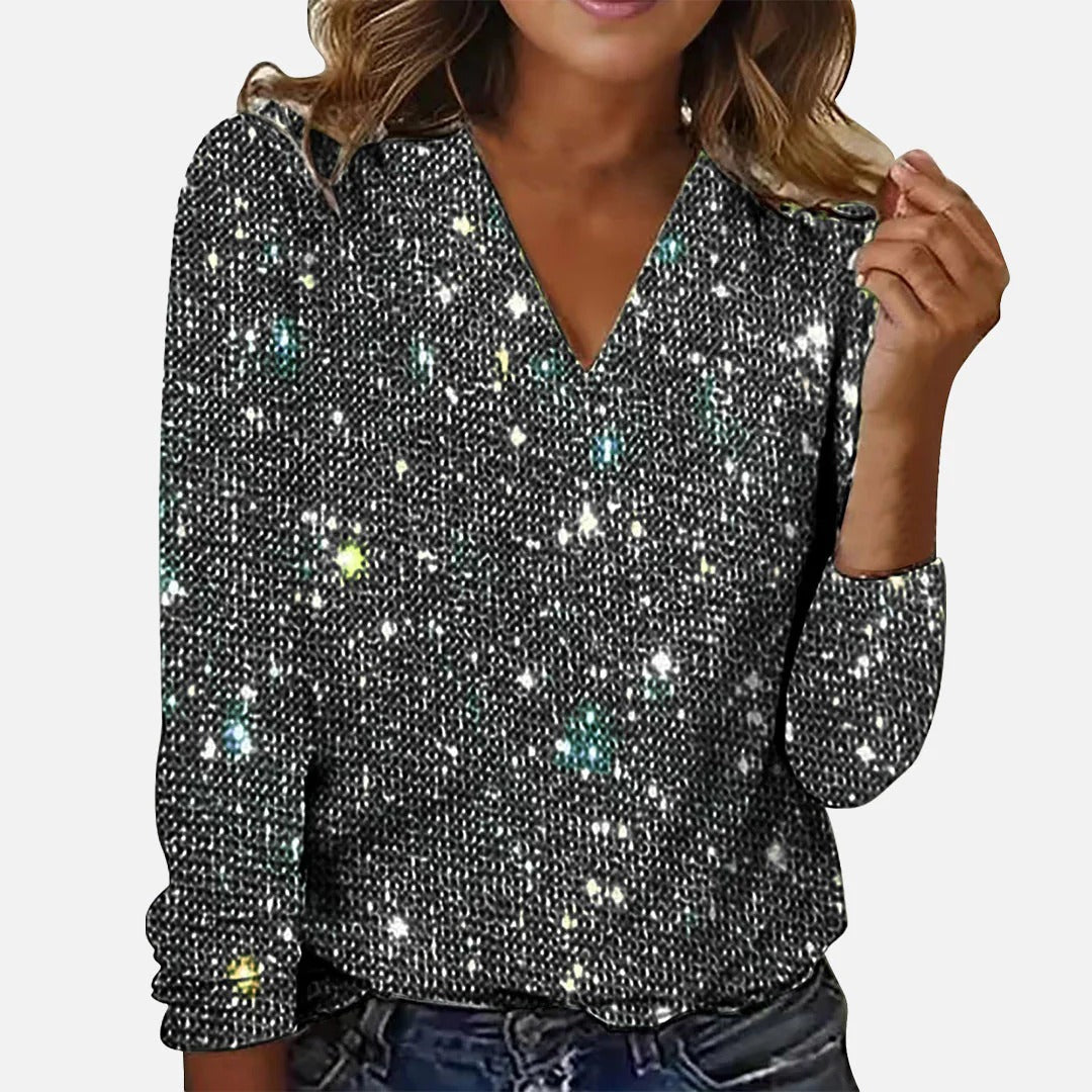 Dinissa – Diamond Textured Blouse