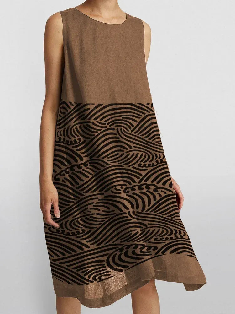 Mica – Two-Tone Summer Dress