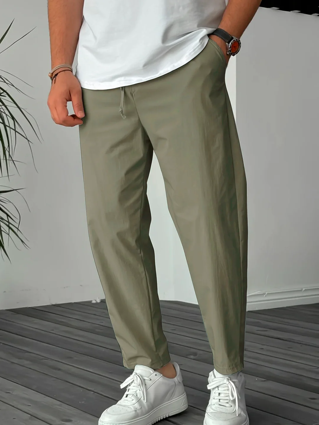 Francisco – Tapered Drawstring Trousers