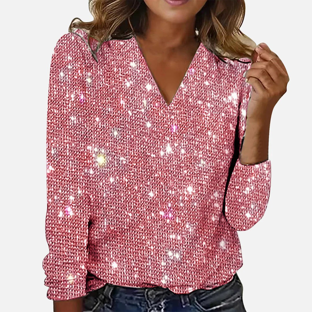 Dinissa – Diamond Textured Blouse