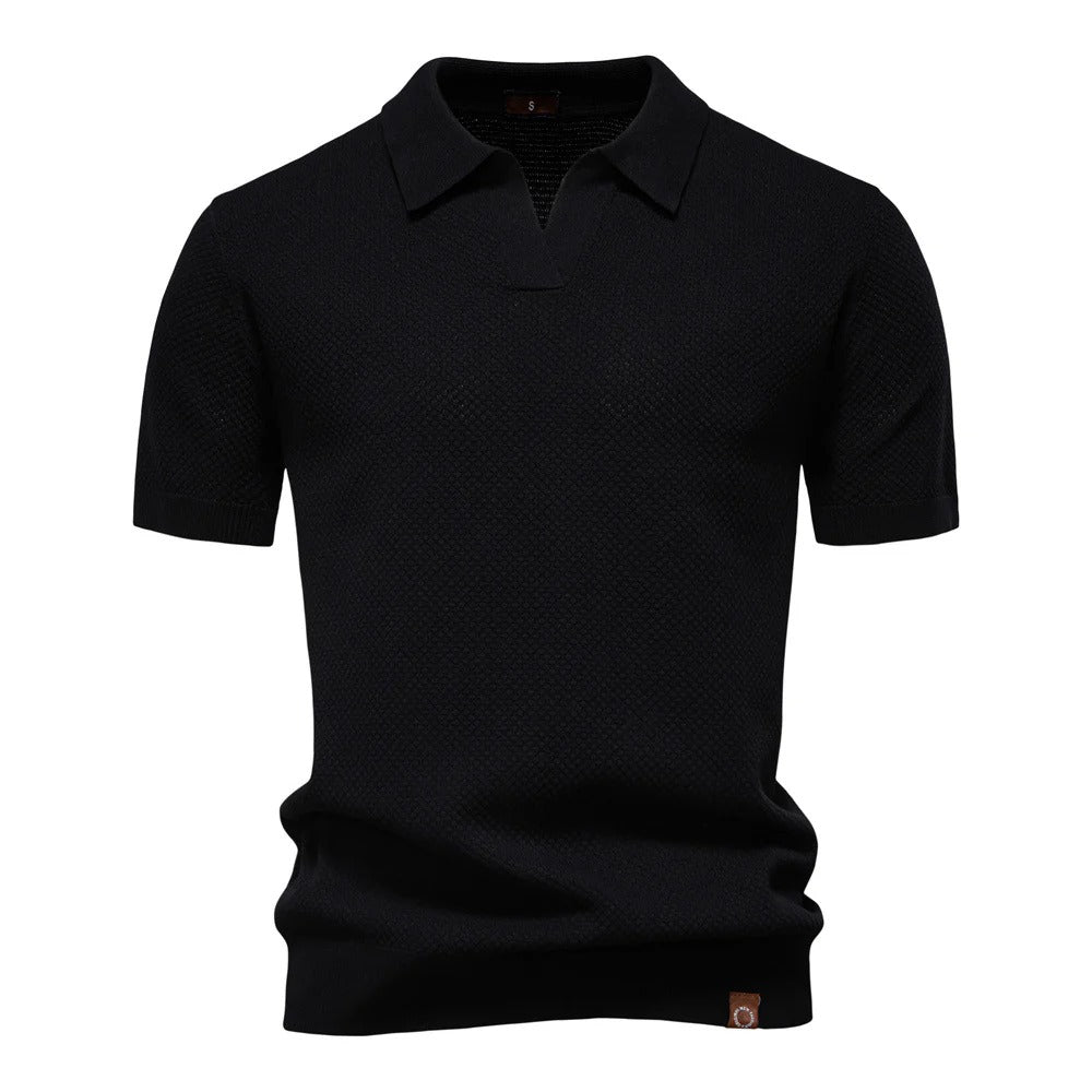 Jorel – Textured Polo Shirt