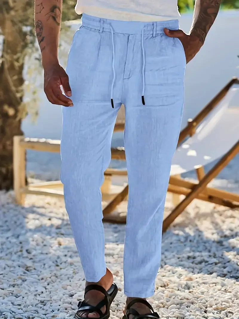 Reyveen | Lightweight Linen Summer Pants