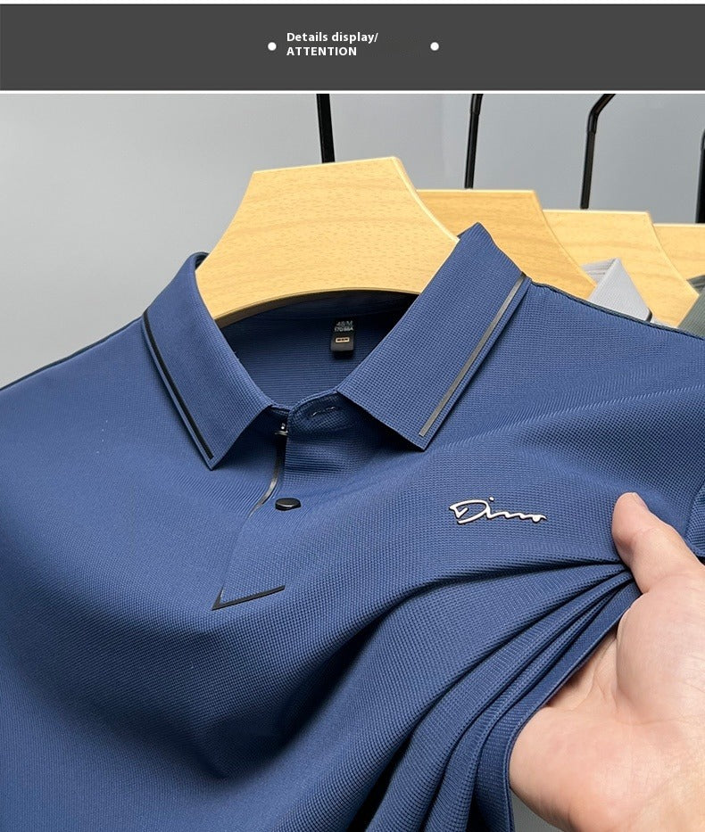 Dinnes | Ice Silk Polo Shirt