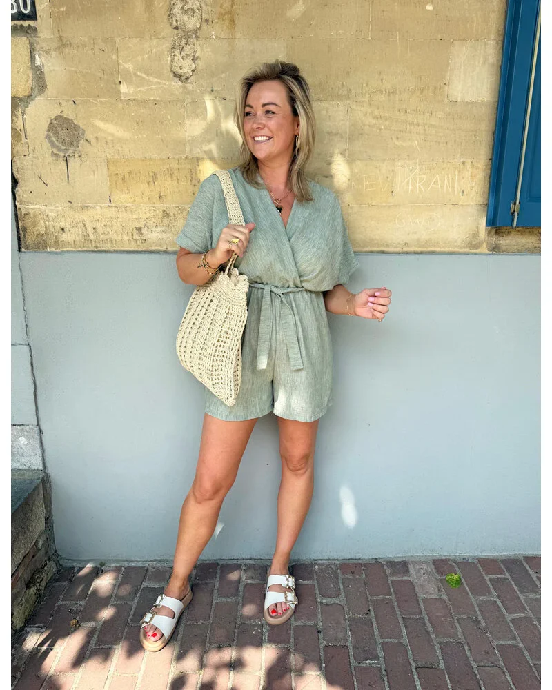 Lalin – Tie Waist Lounge Set